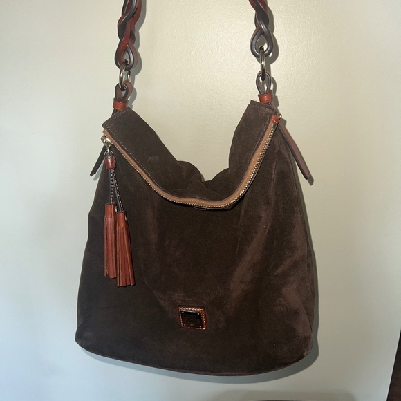Dooney & Bourke Handbags - Dooney & Bourke shoulder bag suede preloved